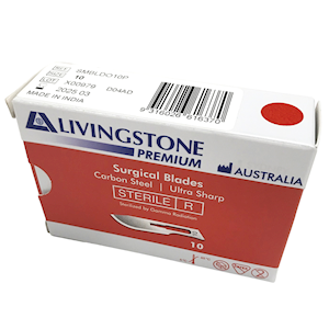 Out of Date, Liv Premium Surgical Scalpel Blade, Size 10, Carbon Steel, Ea, Original Unopened Condition, Price Discounted, While Stocks last