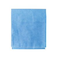 Softmed Sterilisation Wrap, 137 x137cm, 47GSM, 100pct PP, Two Layers, Lightweight, Lint Free, Single-use, Blue/White, 2/Pk, 48 Wraps/Carton Carton