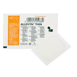 Smith & Nephew Allevyn Thin Foam Dressings, 15 x 20cm, 3/Box Box