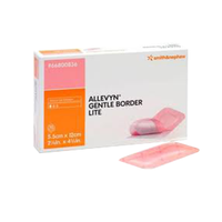 Allevyn Adhesive Hydrocellular Foam Dressings with Border, Gentle, 7.5 x 7.5cm, 10/Box Box
