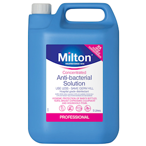 Out of Date Milton Hospital Grade, Disinfectant, 2pct Double Concentration, 5L, Original Unopened , Price Discounted Limited Stock Each