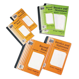 INV/STAT BOOK #724 8"X5" 200X125M NCR DUP. 50LF EA Each
