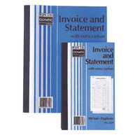 INV/STAT BOOK #626 10"X8" 250X200M DUP. 100LF EACH Each