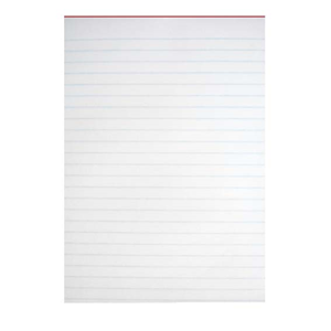 Spicers Office Pad, A5, Ruled, White, Each Each