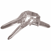 Vaginal Speculum, Duckbill, Recyclable Plastic, Clear, Medium, 10 Pieces/Bag Bag