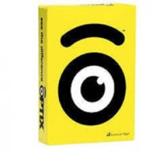 Biodegradable Paper Fluoro Optix, A4, 80GSM, Kuga Yellow, 500/Ream Ream