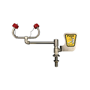 Speakman Aerated Swivel Eyewash Unit, Bench Top Mounted, Stainless Steel, Each Each