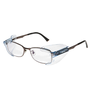 Side Shield Multi Fit, Clear Blue, Small To Medium, 1 Pair Pair
