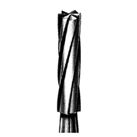 SSW 57l Tungsten Carbide Burs, Long Flat Fissure, ISO 110 #10(2), Friction Grip, Made in UK, Each Each