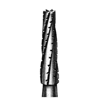 SSW 669l Tungsten Carbide Burs, Taper Fissure, ISO 171 #09, Friction Grip Long, Cross Cut, Made in UK, Each Each