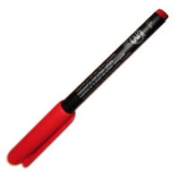 LUMOCOLOR PEN PERM. FINE 318 RED 10/BOX Box