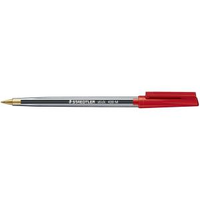 PENS STAEDTLER STICK 430 MED. RED 12/BOX Box