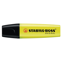 Stabilo Boss Highlighter, Chisel Point, Yellow, Each Each