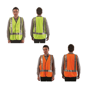 Pro Choice High Visibility Safety Vest with H Back Reflective Pattern