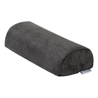 Spine Saver Lumbar Roll D Shaped Dura-Fab, Traditional Foam, 14 x 9 x 31cm, Portable and Lightweight, Elastic Strap, Each Each
