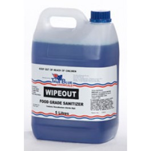 True Blue Wipeout Food Grade Sanitiser, 5 Litres, Each Each