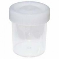 Contact Specimen Polycarbonate 70ml., Natural Cap 44x57mm 500/Carton Carton