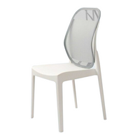 FloBac Mesh Back Support, No Seat, 54(L) x 1(W) x 45(H) cm, Portable and Lightweight, White, Each Each