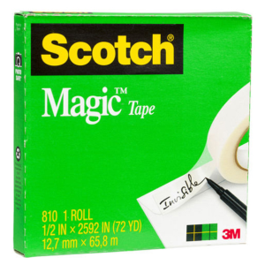 TAPE MAGIC SCOTCH 810 BOXED 12MMX66M EACH Each