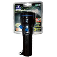 Livingstone 3 LED Heavy Duty Torch Light, IP65 Water Resistant, 2 Pieces D-size Battery Sold Separately, Each