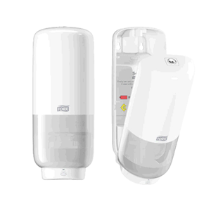 Tork S4-Foam Soap System Dispenser with Intuition Sensor, 12.8(L) x 11.2(W) x 27.8(H) cm, Plastic, White, Each Each