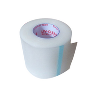 Liv-Clear Surgical Tape, 50mm x 9.1m, Transparent Porous, Easy Tear, Loose Roll Each