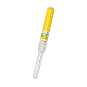 Surflash Polyutherane Intravenous IV Catheter 24 Gauge x 3/4 inch Yellow 50/Box Box