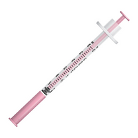 Terumo Unisharp Fixed Needle Syringe, 0.3mL, 31G x 8mm, with Pink Plunger, 100 Pieces/Box