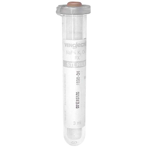 Terumo VenoJect II 5ml Flouride Oxalate, 100/Box Box