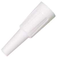 Adaptor white female/male Each
