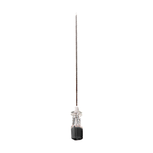 Uniever Quincke Spinal Needle, 22 Gauge x 3.5 Inches, 90mm, Black, 25 Pieces/Carton Box