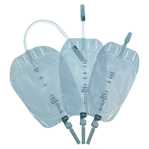 Bard Uriplan Leg Urine Bags, 500ml, with 10cm Inlet, 10/Box Box