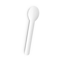 Vegware High Grade Paper Spoon, 16cm, White, 1,000 Pieces/Carton Carton