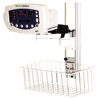 Welch Allyn Vital Sign Stand, with Basket, Each Each