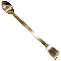 Livingstone Spatula, 210mm, 30 x 40 mm Spoons and Flat Ends, Stainless Steel, 14g, Each Each