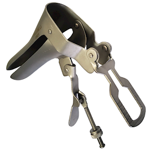 Livingstone Vaginal Speculum, Duckbill, Cusco, Stainless Steel, Medium, Each Each